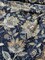 1 Yard Swavelle Wolfgang Floral Onyx Black Damask Chenille Upholstery Fabric 57 Inch Width 100% Polyester